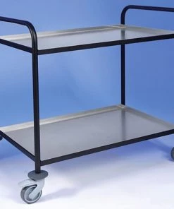 Sinks Tables And Storage EAIS Club Serving/General Purpose Trolleys - Aluminium Inlays
