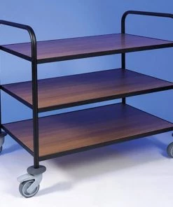 EAIS Club Serving/General Purpose Trolleys - Wood Laminate Inlays