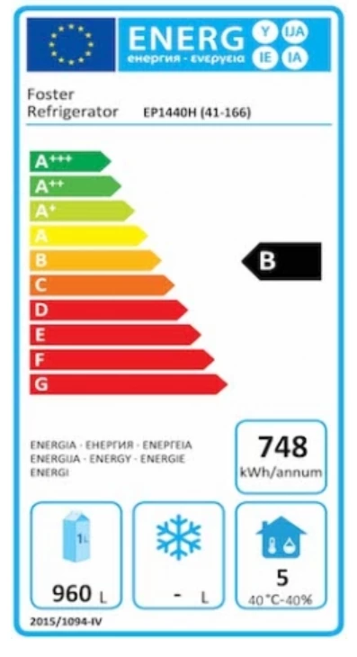 Refrigeration Foster EcoPro G3 EP1440H Upright Refrigerator 2 Refrigeration Foster EcoPro G3 EP1440H Upright Refrigerator
