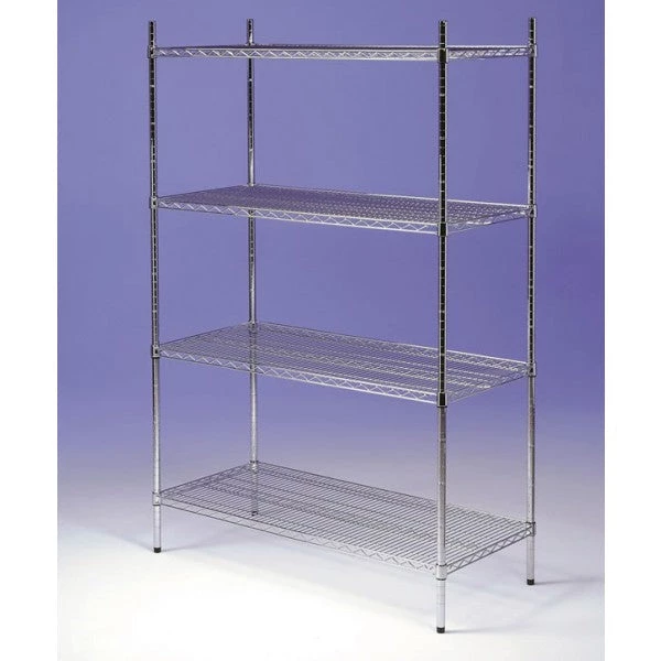 EAIS EZ Store 4 Tier Nylon Coated Wire Shelving - 1800mm High 1 EAIS EZ Store 4 Tier Nylon Coated Wire Shelving - 1800mm High