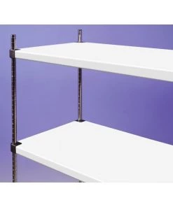 EAIS EZ Store 4 Tier Powder Coated Solid Shelving - 1800mm High