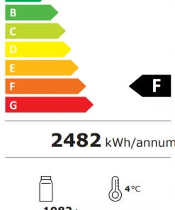 Refrigeration Tefcold FSC1200H 1082 Ltr Glass Door Merchandiser 5 Refrigeration Tefcold FSC1200H 1082 Ltr Glass Door Merchandiser