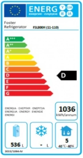 Refrigeration Foster FSL800H Slimline Upright Refrigerator 2 Refrigeration Foster FSL800H Slimline Upright Refrigerator