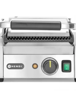 Hendi Contact Grill - Ribbed Top And Bottom