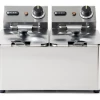 Restaurant Equipment Hendi 2 X 4 Ltr Twin Tank Electric Fryer