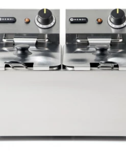 Restaurant Equipment Hendi 2 X 4 Ltr Twin Tank Electric Fryer