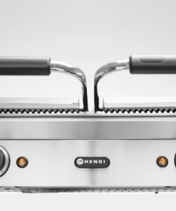 Hendi Double Ribbed Contact Grill Restaurant Equipment 6 Hendi Double Ribbed Contact Grill Restaurant Equipment
