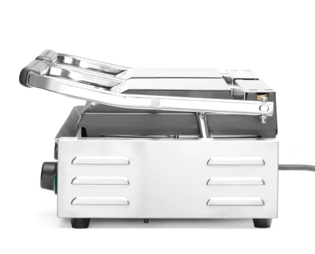 Hendi Double Ribbed Top Contact Grill 3 Hendi Double Ribbed Top Contact Grill