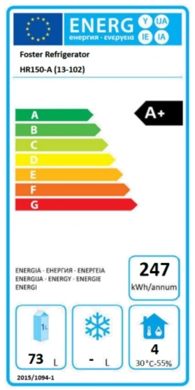 Foster HR150 Under Counter Refrigerator 2 Foster HR150 Under Counter Refrigerator