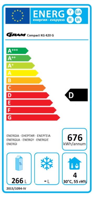 Refrigeration Gram Compact KG 420 LG C2 5W 359 Ltr Upright Refrigerator 3 Refrigeration Gram Compact KG 420 LG C2 5W 359 Ltr Upright Refrigerator