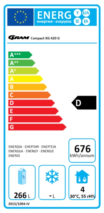 Gram Compact KG 420 RG C2 5W 359 Ltr Upright Refrigerator Refrigeration 3 Gram Compact KG 420 RG C2 5W 359 Ltr Upright Refrigerator Refrigeration