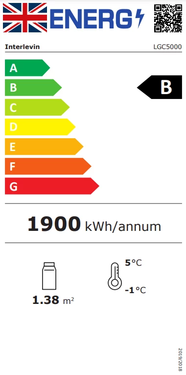Interlevin LGC5000 1108 Ltr Double Glass Door Merchandiser Refrigeration 2 Interlevin LGC5000 1108 Ltr Double Glass Door Merchandiser Refrigeration