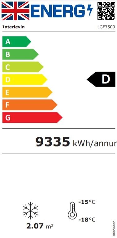 Interlevin LGF7500 2050 Ltr Triple Glass Door Display Freezer Refrigeration 2 Interlevin LGF7500 2050 Ltr Triple Glass Door Display Freezer Refrigeration