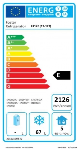 Refrigeration Foster LR120 Under Counter Freezer 2 Refrigeration Foster LR120 Under Counter Freezer