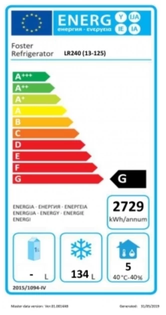 Foster LR240 Under Counter Freezer Refrigeration 2 Foster LR240 Under Counter Freezer Refrigeration