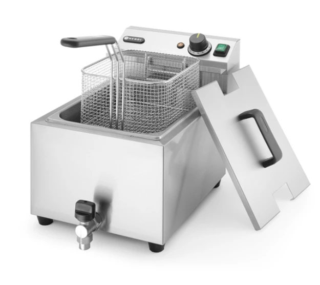 Hendi Mastercook 8 Ltr Single Tank Electric Fryer Restaurant Equipment 1 Hendi Mastercook 8 Ltr Single Tank Electric Fryer Restaurant Equipment