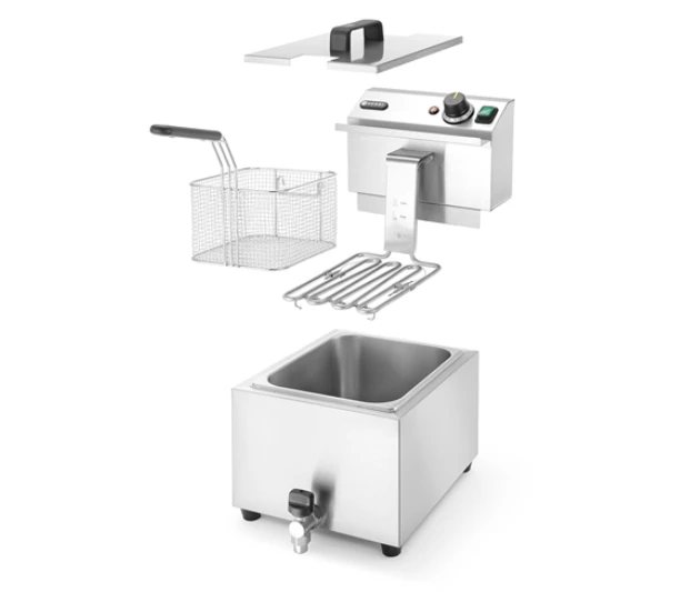 Hendi Mastercook 8 Ltr Single Tank Electric Fryer Restaurant Equipment 3 Hendi Mastercook 8 Ltr Single Tank Electric Fryer Restaurant Equipment