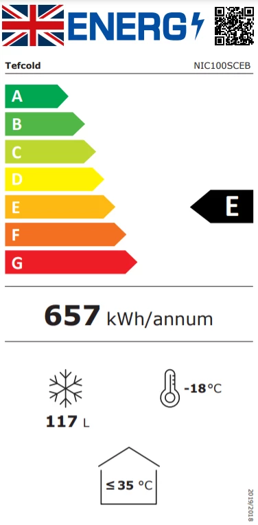 Tefcold NIC100 130 Ltr Curved Glass Lid Chest Freezer 4 Tefcold NIC100 130 Ltr Curved Glass Lid Chest Freezer