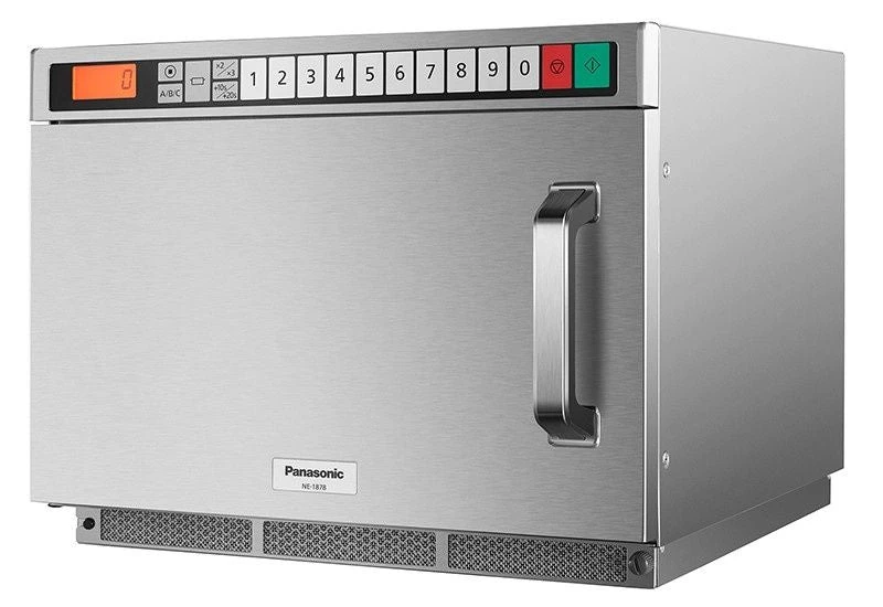 Panasonic NE-1878BPQ 1800W Solid Door Commercial Microwave 1 Panasonic NE-1878BPQ 1800W Solid Door Commercial Microwave