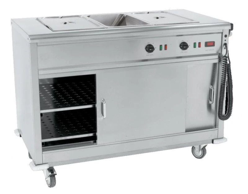 Parry MSB12 Bain Marie Top Mobile Servery 1 Parry MSB12 Bain Marie Top Mobile Servery