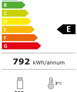 Interlevin PD20H SS 210 Ltr Stainless Steel Double Door Back Bar Cooler Refrigeration