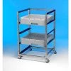 Sinks Tables And Storage EAIS Dishwash Basket Trolley - Low Height