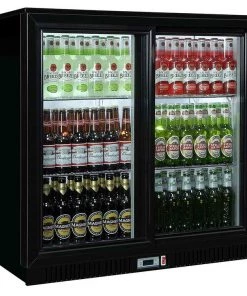 Sterling Pro Green SP2HC 180 Bottle Double Door Bottle Cooler