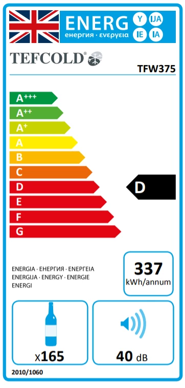 Tefcold TFW375 370 Ltr Wine Cooler Refrigeration 2 Tefcold TFW375 370 Ltr Wine Cooler Refrigeration