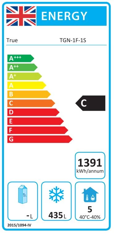 Refrigeration True TGN-1F-1S 720 Ltr 2/1 GN Upright Foodservice Freezer 6 Refrigeration True TGN-1F-1S 720 Ltr 2/1 GN Upright Foodservice Freezer
