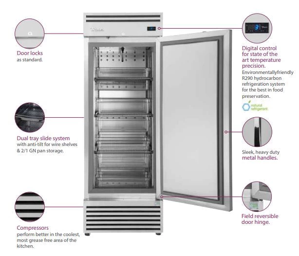 True TGN-2F-2S 1440 Ltr 2/1 GN Upright Foodservice Freezer Refrigeration 4 True TGN-2F-2S 1440 Ltr 2/1 GN Upright Foodservice Freezer Refrigeration