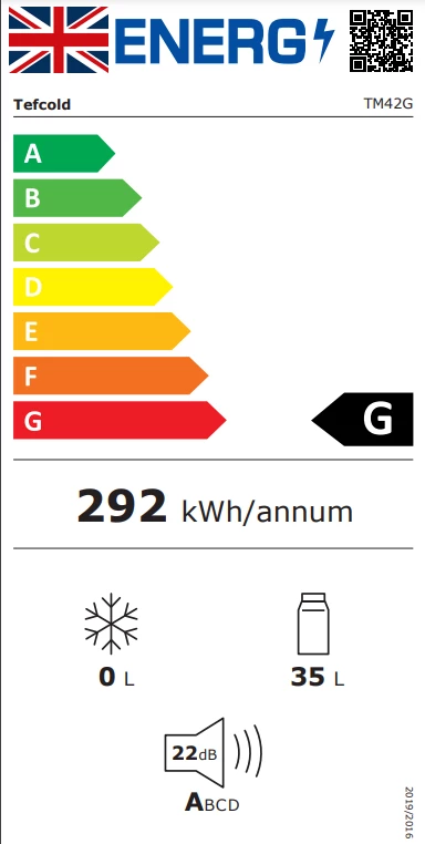 Tefcold TM42G 36 Ltr Glass Door Minibar 3 Tefcold TM42G 36 Ltr Glass Door Minibar