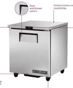 True TUC-27F-HC 184 Ltr Undercounter Foodservice Freezer 8 True TUC-27F-HC 184 Ltr Undercounter Foodservice Freezer