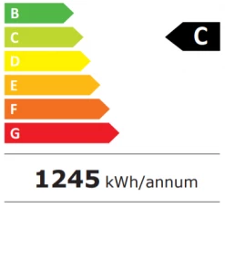 Refrigeration Tefcold UF100GCP 116 Ltr Glass Door Display Freezer With Canopy