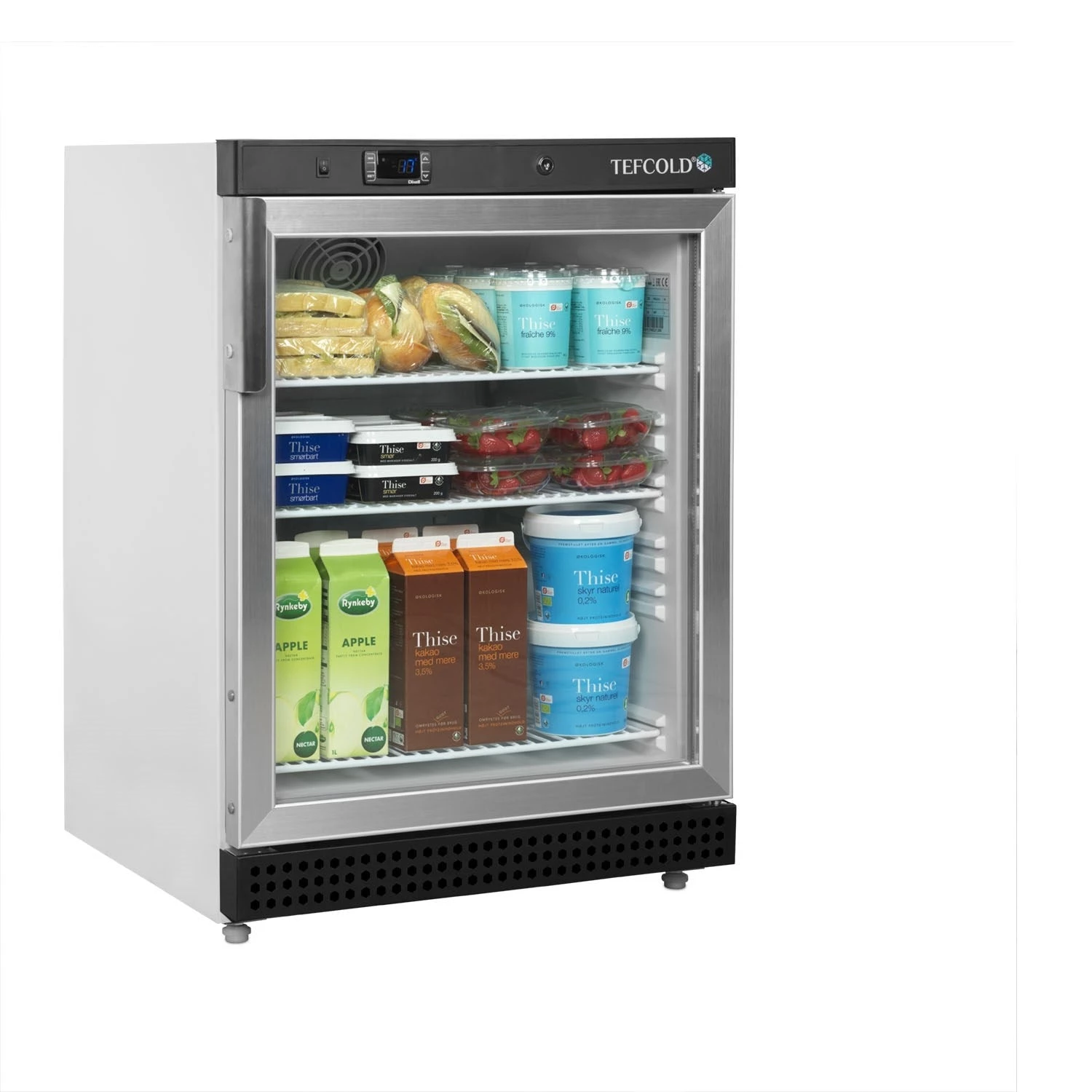 Tefcold UR200G 130 Ltr Glass Door Merchandiser 1 Tefcold UR200G 130 Ltr Glass Door Merchandiser