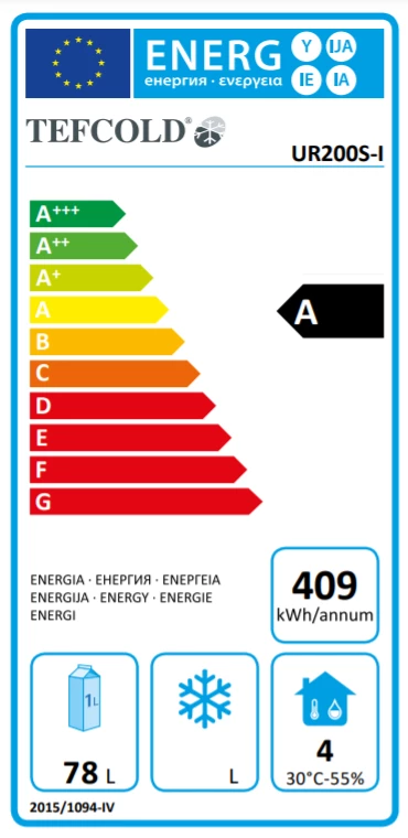 Refrigeration Tefcold UR200S 130 Ltr Under Counter Refrigerator 3 Refrigeration Tefcold UR200S 130 Ltr Under Counter Refrigerator