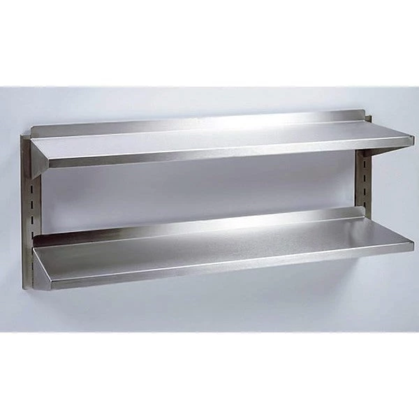 EAIS Stainless Steel Solid Wall Shelves With Battens - 400mm Deep 1 EAIS Stainless Steel Solid Wall Shelves With Battens - 400mm Deep