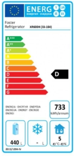 Foster XR600H Upright Refrigerator