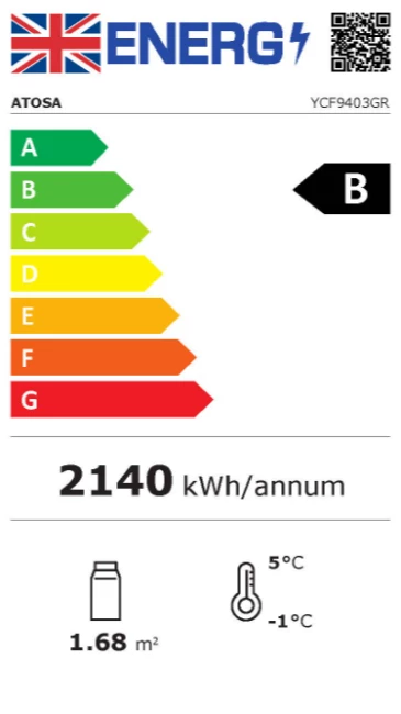 Refrigeration Atosa YCF9403GR Three Door Glass Display Fridge 2 Refrigeration Atosa YCF9403GR Three Door Glass Display Fridge