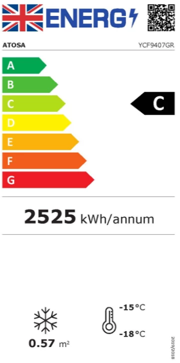 Refrigeration Atosa YCF9407GR Single Glass Door Display Freezer 2 Refrigeration Atosa YCF9407GR Single Glass Door Display Freezer