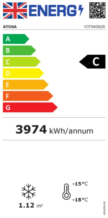Atosa YCF9408GR Double Glass Door Display Freezer 2 Atosa YCF9408GR Double Glass Door Display Freezer