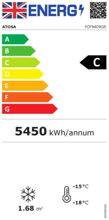 Atosa YCF9409GR Three Glass Door Display Freezer 2 Atosa YCF9409GR Three Glass Door Display Freezer